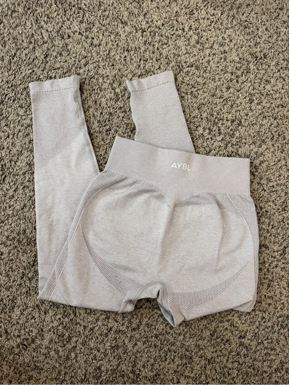 AYBL Light Gray Seamless Workout Leggings